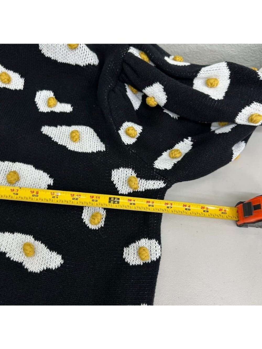 Fashion Brand Co Penelope Gazin Black Knit Egg Sweater Puff Sleeve Women 3XL/4XL - Picture 6 of 7